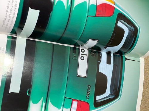Försäljningsbroschyr VW polo 47 sidor