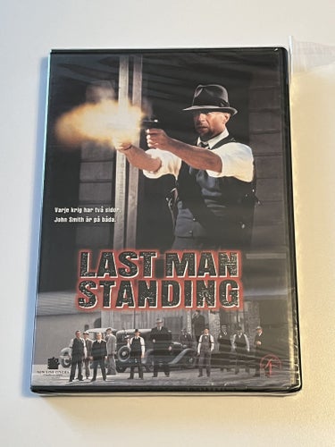 Last man standing (Bruce Willis & Christopher Walken, 1996). Inplastad DVD