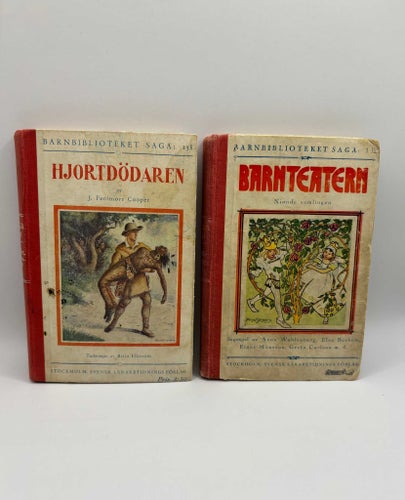 2 st Barnbiblioteket Saga – Hjortdödaren & Barnteatern