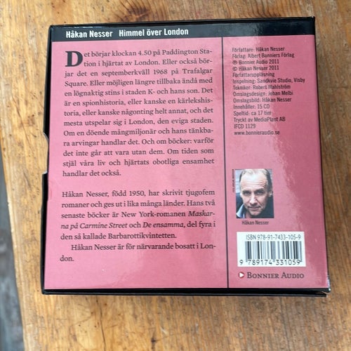 Håkan Nesser - Himmel över London (Ljudbok CD)