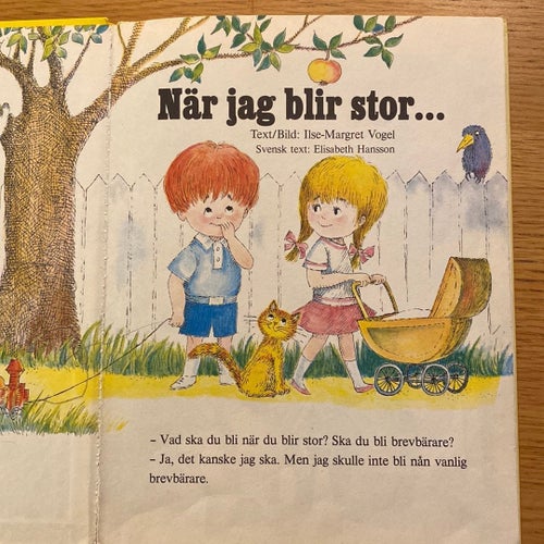 När jag blir stor... av Ilse-Margret Vogel, 1974