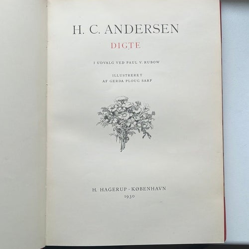 H.C. Andersen Digte, 1930 (Danska)