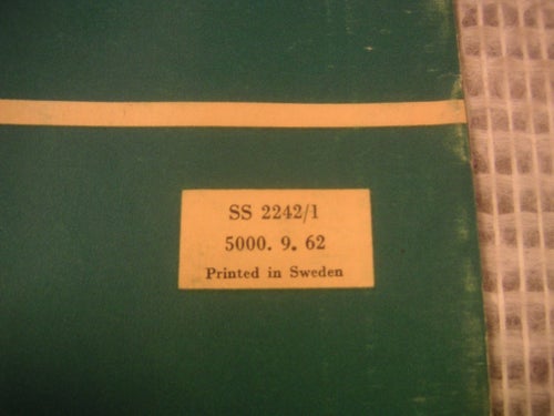 VOLVO P 120 HERRGÅRDSVAGN, VERKSTADSHANDBOK, SPECIFIKATIONER. PRISSÄNKT / REA