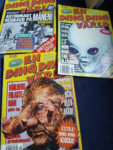 En Ding Ding Värld tidningar