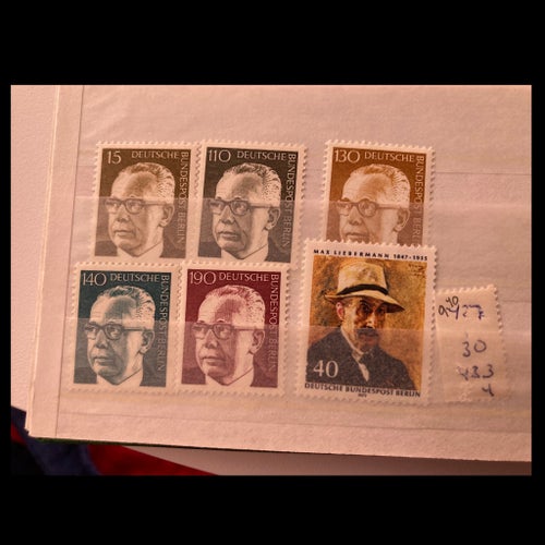 Berlin 427-30, 33 postfriskt Mi 9,40 e