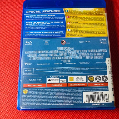 The lucky one Blu-Ray film (RENTAL COPY)