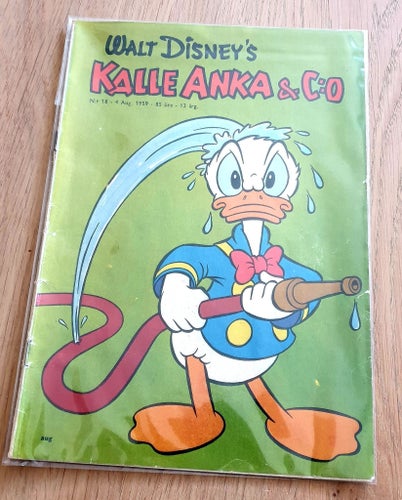 Walt Disney's Kalle Anka & C:o N:r 18 - 4 Aug. 1959