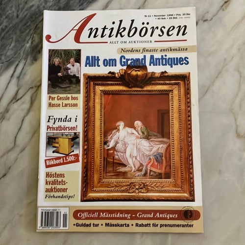 Antikbörsen tidning nr 11 1996 Allt om Grand Antiques, November 1996