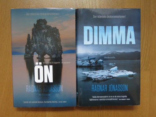 Ragnar Jónasson - 2 böcker .