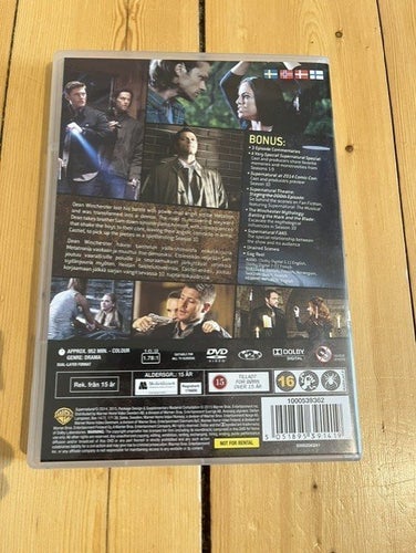 SUPERNATURAL-SÄSONG 10-DVD-BOX-JENSEN ACKLES-TV SERIE-2014-2015.