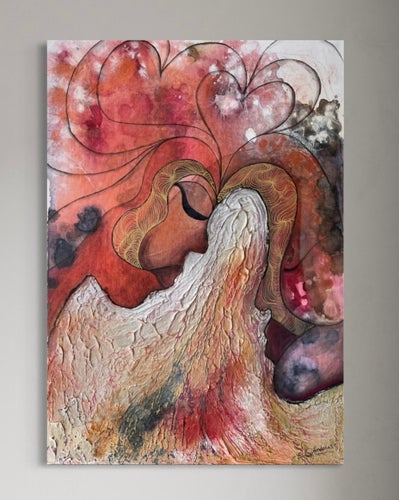 Orginalmålning”Lost Love”42*60cm.S.Schroderus.S