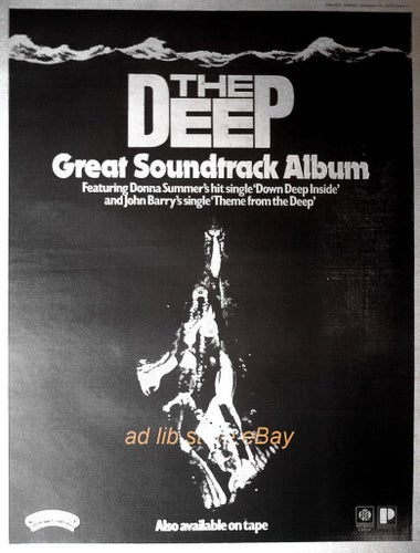 THE DEEP - SOUNDTRACK (DONNA SUMMER), STOR TIDNINGSANNONS 1977