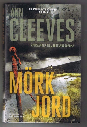 Ann Cleeves: Mörk jord - 1:a upplagan!!