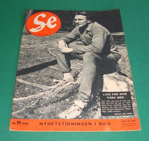 SE nr 19 1948 - Arne Andersson, påven, M/S Stockholm m.m.