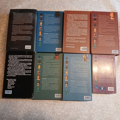 Henning Mankell - Wallander böcker (8 böcker)
