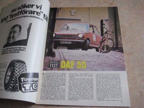 TEKNIK FÖR ALLA NR 21 1968 TEST: DAF 55.