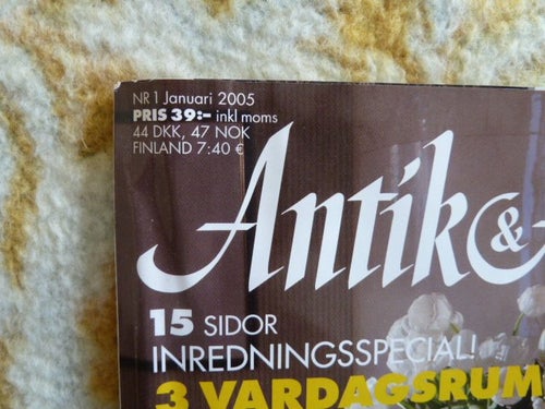ANTIKA & AUKTION, NR 1, 2005,