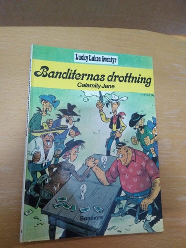 Lucky Lukas äventyr 10 Banditernas drottning Calamity Jane 1973 första upplagan