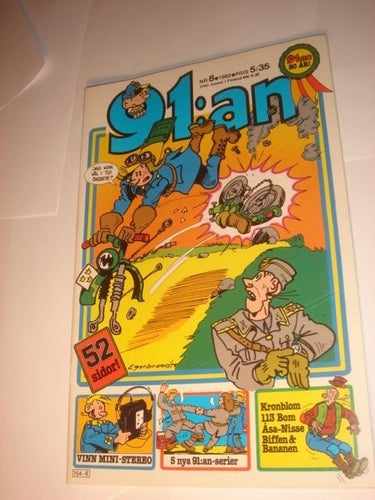 91:an (svensk) NY OLÄST Nr 8 1982