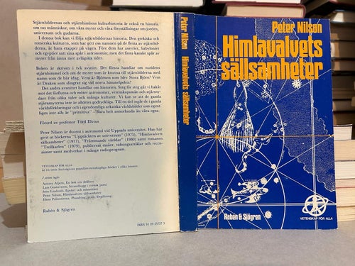 Himlavalvets sallsamheter av Peter Nilson, bok, Very Fine plus