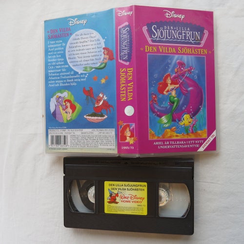 Den Lilla Sjöjungfrun - Den Vilda Sjöhästen - VHS