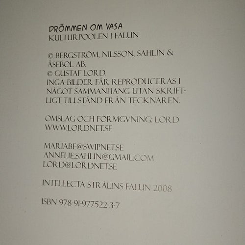 Drömmen om Vasa - Bergström, Lord - 2008