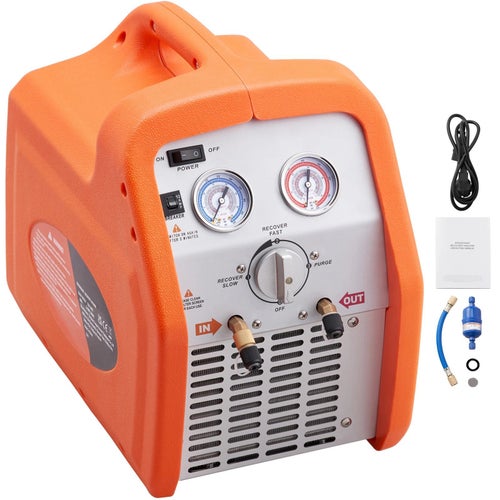 Köldmedieåtervinningsmaskin 3/4 HP för AC och Kylsystem