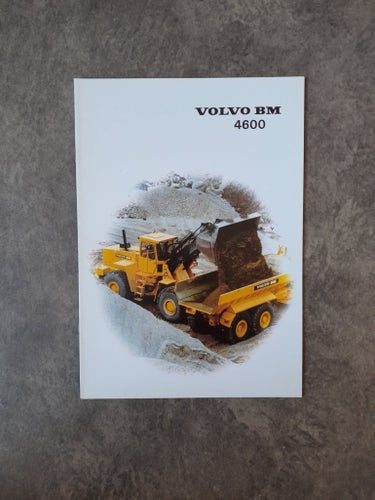 Broschyr Volvo BM Lastmaskin 4600