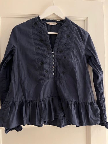 Odd Molly mörkblå blus, storlek 0