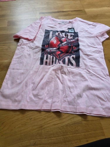 Rosa t-shirt, storlek S