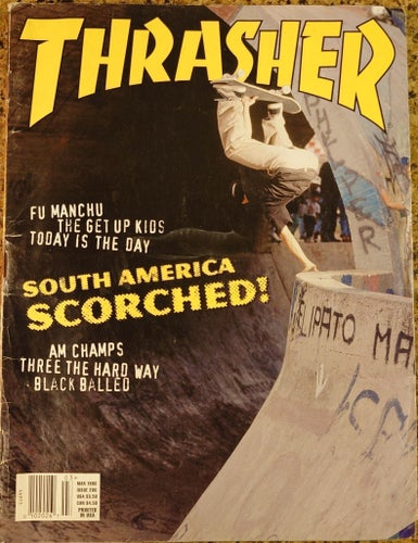 Thrasher Magazine - Skateboard - March 1998 - Vol.18, No.3, Issue 206 - Vintage