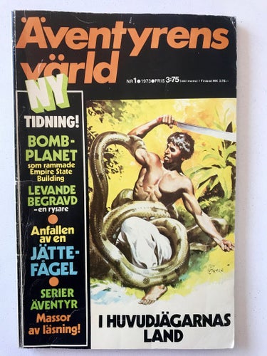 ÄVENTYRENS VÄRLD Nr 1 1973 Förstanummer