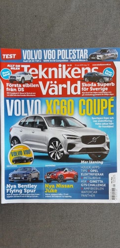 Teknikens Värld 25 2019: Porsche Macan S, Volvo V60 Polestar, Audi Q5 55 TFSI e
