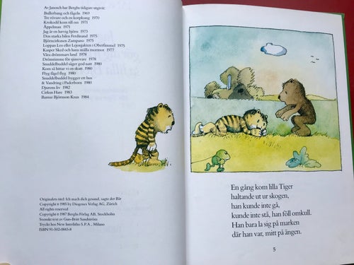 JAG GÖR DIG FRISK, SA LILLA BJÖRN Janosch 1987