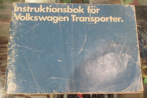 Volkswagen Transporter, Instruktionsbok 1980