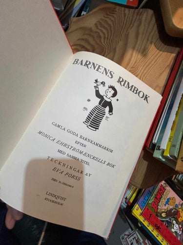 Barnens Rimbok av Monica Ehrström-Enckell, Eva Forss, Bok, Very fine plus