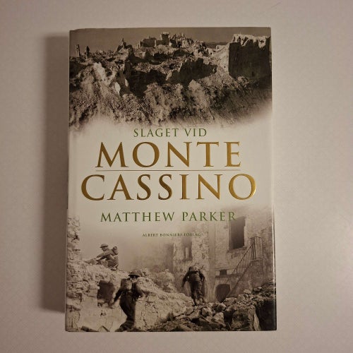 Slaget vid Monte Cassino - Matthew Parker (Inbunden, mkt fint skick)