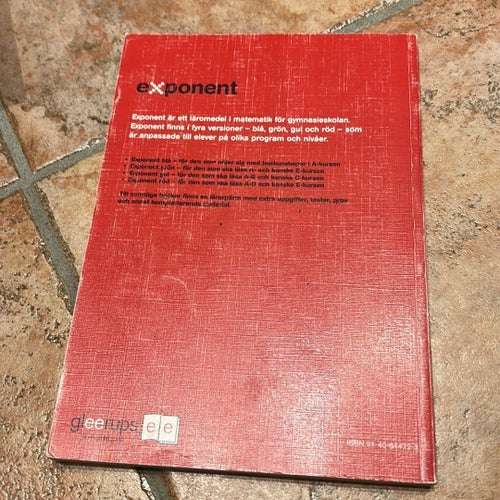 Exponent D av Gennow/Gustafsson/Mattsson