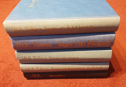 Sagan om ringen - Trilogin + Sagor från Midgård, Silmarillion - Första utgåvor