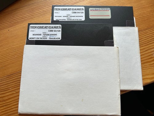 Ten Great Games CBM 64/128 Disk 1 & 2
