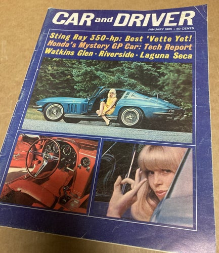 CAR and DRIVER 1965 ## 6 STYCKEN TIDNINGAR ##