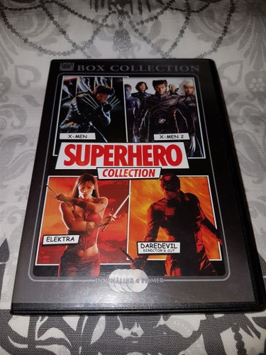 Superhero collection (4-DVD) *OOP utgången box* X-men 1 & 2, Elektra & Daredevi