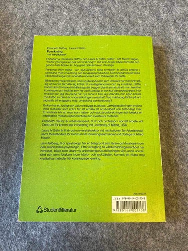 Elizabeth DePoy / Laura N Gitlin - Forskning- en introduktion