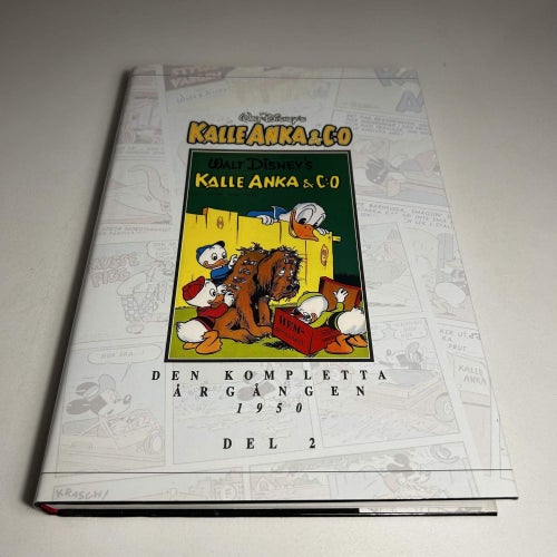 Kalle Anka & co - den kompletta årgången 1950 del 2, 1a upplaga,oläst toppex! NM
