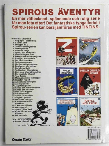 Den unge Spirou - 1. B som i Busfrö. FN