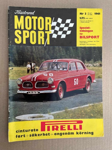 IMS / Illustrerad Motorsport 1961 Första årgången Nummer 3