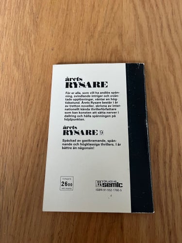 Årets Rysare 9 av Semic, 1980