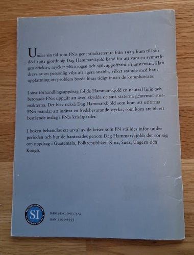 Dag Hammarskjöld av Peter Wallensteen 1995