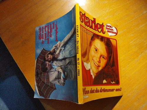 Starlet 1980 nr 17 Omslagsbild Charlotte, idol Intermezzo. Very Good plus