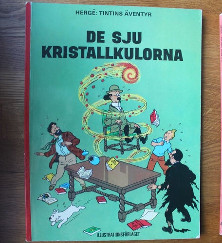 TINTIN De sju kristallkulorna 1971 5:e UPP